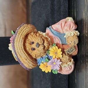 Boyds Bears & Friends Bearwear 2005 Lt Brown Best Mom Collector Pin